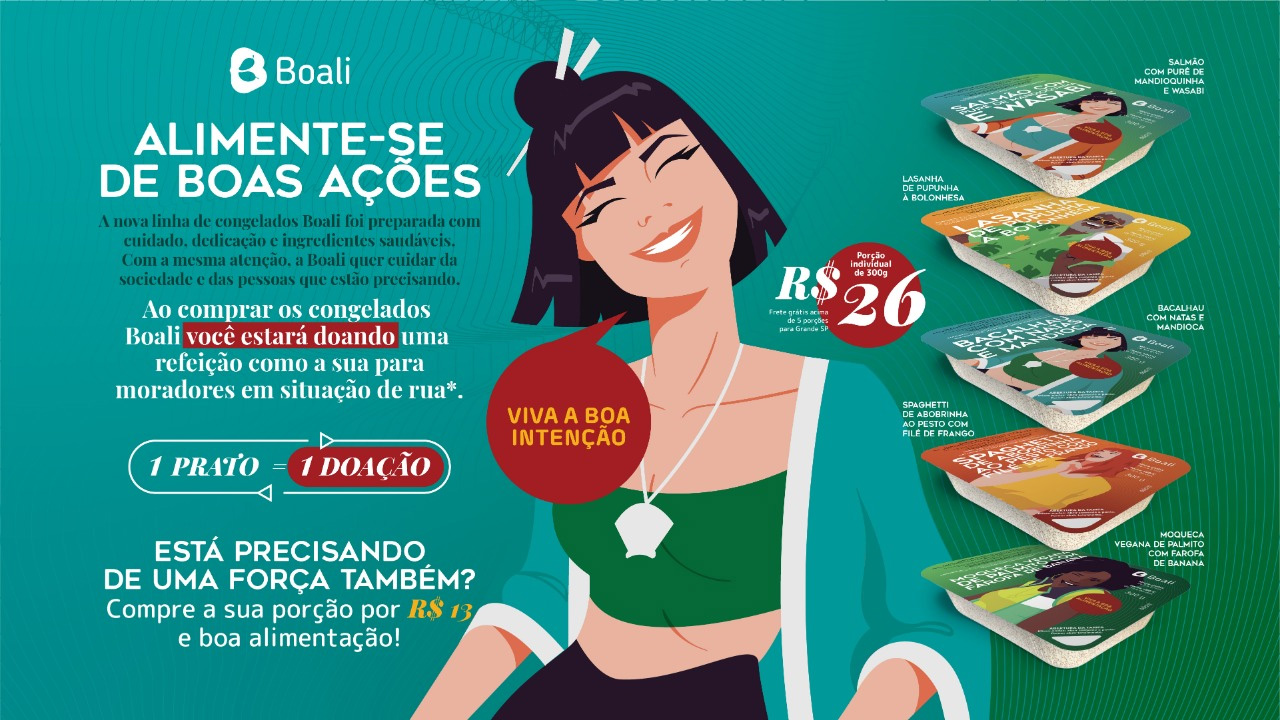 Nota Maior rede de alimentacao saudavel do Brasil lanca a campanha Alimente se de Boas Acoes