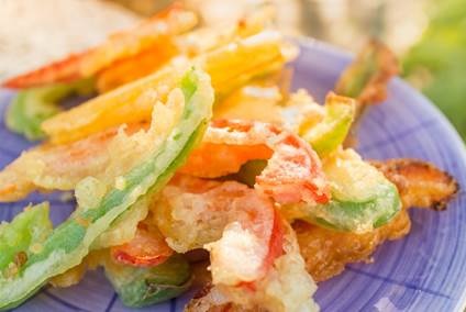 tempura de legumes