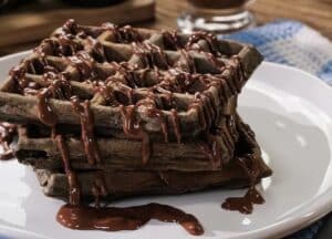 Waffle de Chocolate Rápido